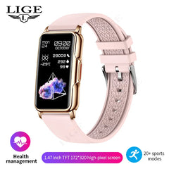 Smart Watch Women and Men Bluetooth Connected Phone Music Fitness