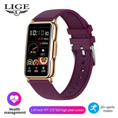 Smart Watch Women and Men Bluetooth Connected Phone Music Fitness