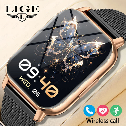 Women Smartwatch Sport Fitness Bluetooth Call Women Bracelet For Android