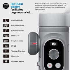 Handheld Gimbal Stabilizer 3-Axis Smart X Pro Professional