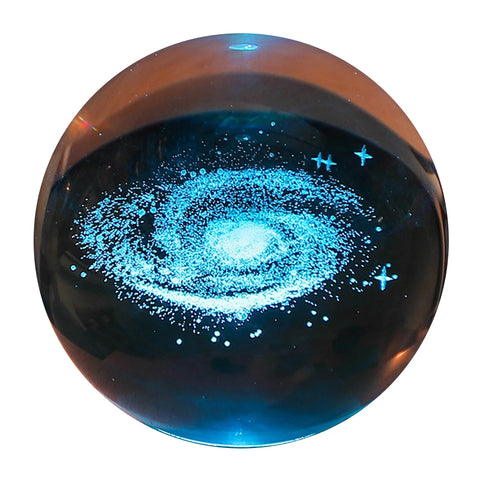 Starry Crystal Ball Night Lamp Creative Universe 3DGlowing