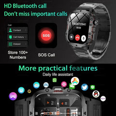 For Huawei Xiaomi Screen Smart Watch Mens Bluetooth Call