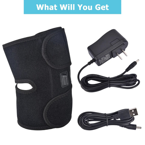 Arthritis Knee Support Brace Infrared Heating Therapy Kneepad