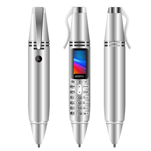 Pen Mobile Phone Dual SIM Mini Telephone Call Recording Bluetooth