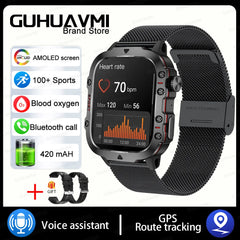 For Huawei Xiaomi Screen Smart Watch Mens Bluetooth Call