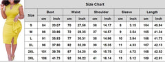 Summer Bodycon Mini Dress African for Women