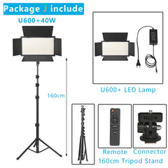 Nagnahz U800+ LED Video Light Photo Studio Lamp Bi-Color