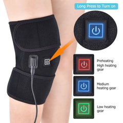 Arthritis Knee Support Brace Infrared Heating Therapy Kneepad