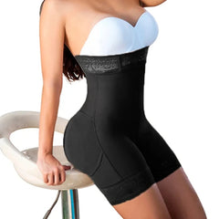 Shaper Women High Waist Short Powernet Seamless Pressure Abdomen