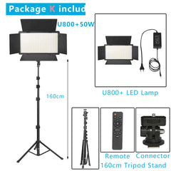 Nagnahz U800+ LED Video Light Photo Studio Lamp Bi-Color