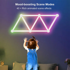 WIFI Intelligent Wall Lamp RGB Symphony Smart DIY Stitching