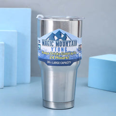 Freeze Thermos Bottle with Lid Straw Stainless Steel Water