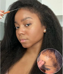 Hair Wig For Black Women HD Transparent Lace Front Wigs With Baby Hair Natural