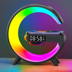 Multifunction Wireless Charger Stand Bluetooth 5.0 Speaker FM