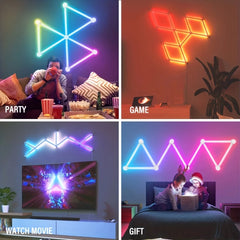 WIFI Intelligent Wall Lamp RGB Symphony Smart DIY Stitching
