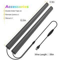 WILLED 2 In1 Under Monitor Light Bar Gaming Lights for Gaming