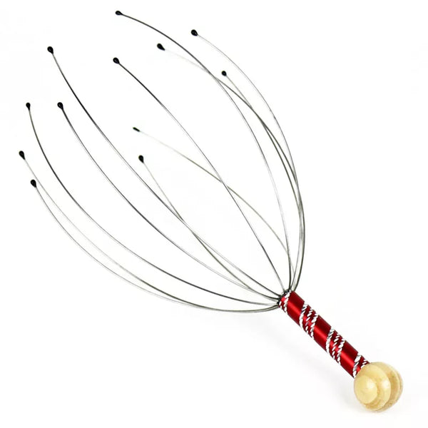 Head Scratching Massage Claws Octopus Head Massager Scalp Scratcher