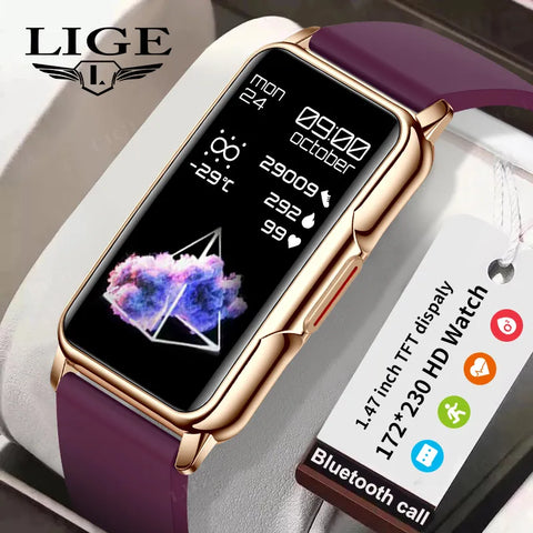 Smart Watch Women and Men Bluetooth Connected Phone Music Fitness