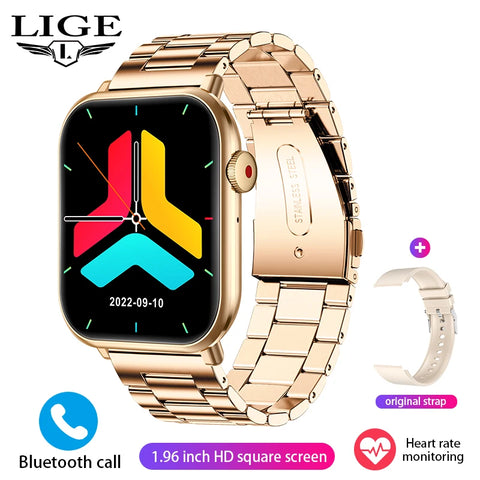 New Women Smart Watch For Men Body Temperature Sports Fitness Watches Waterproof Bluetooth