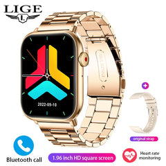 New Women Smart Watch For Men Body Temperature Sports Fitness Watches Waterproof Bluetooth