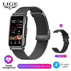 Smart Watch Women and Men Bluetooth Connected Phone Music Fitness