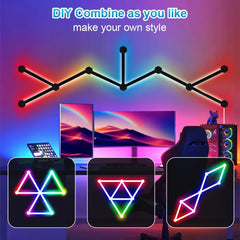 WIFI Intelligent Wall Lamp RGB Symphony Smart DIY Stitching