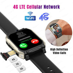Smart Watch KOM8 SIM Card  Android HD Camera for Men Women Wifi GPS