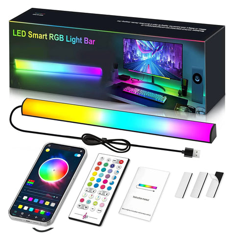 Smart RGB LED Under Monitor Light Bar Bluetooth APP Remote Control