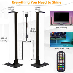 Smart LED Light Bars RGB Smart 16 Colour TV Backlights Remote