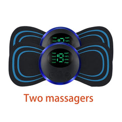 LCD Display EMS Neck Massage Electric Massager Cervical