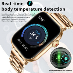 New Women Smart Watch For Men Body Temperature Sports Fitness Watches Waterproof Bluetooth