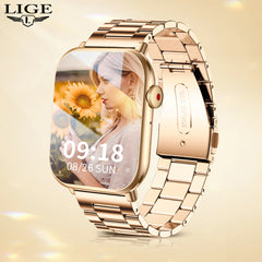 New Women Smart Watch For Men Body Temperature Sports Fitness Watches Waterproof Bluetooth