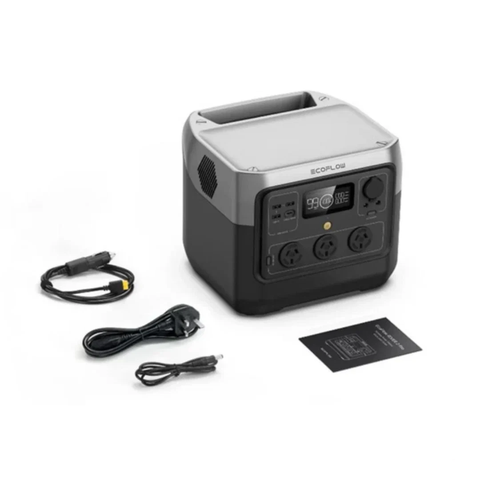 EF ECOFLOW Portable Power Station RIVER 2, 256Wh 300W | 1 Hr Fast Charging, LFP Battery,Up to 600W Solar Generator for Outdoor Camping/RVs