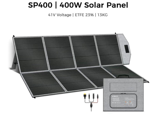 CTOLITY 400W 20.5V Flexible Solar Panel, Complete Kit