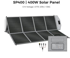 CTOLITY 400W 20.5V Flexible Solar Panel, Complete Kit