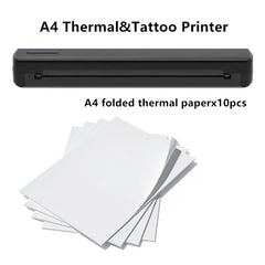 Portable inkless thermal printer