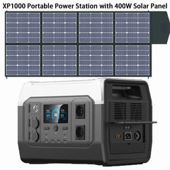 Complete Kit, Power station + paneau solaire 400w + Jvc Smart TV