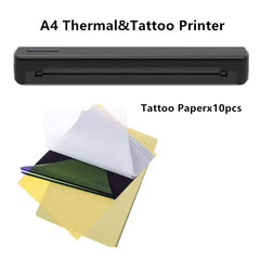 Portable inkless thermal printer