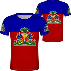 HAITI T Shirt Photo Clothes Print Tshirts Logo Respirant 3D 4XL 5XL