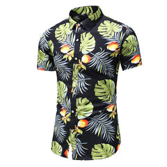 Casual Shirt Men's Print Beach Blouse 2021
