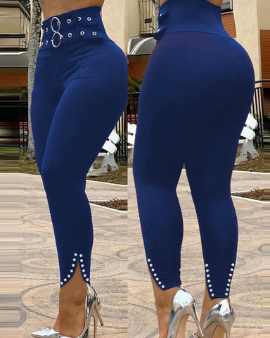 Women High Waist Skinny Stretchy