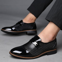 Men's shoes Leather Embossing Classic
