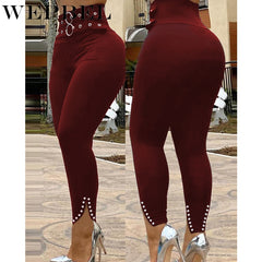 Women High Waist Skinny Stretchy