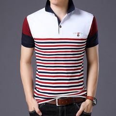 Brand Fashion Polo Shirts Short Sleeve Men