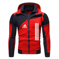 Men 2 Pieces Sets Winter Jacket Casual Zipper