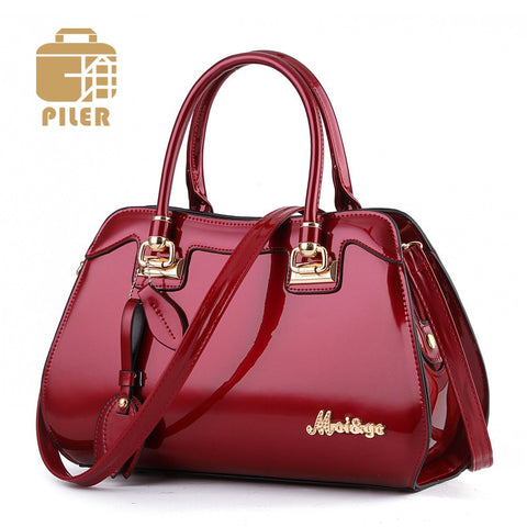 Luxury Designer Brand Patent Leather