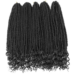 Goddess Hair Locs Crochet Braids 18inch Soft Dreads