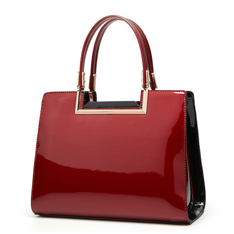 Leather Female Handbag New Simple Fashion