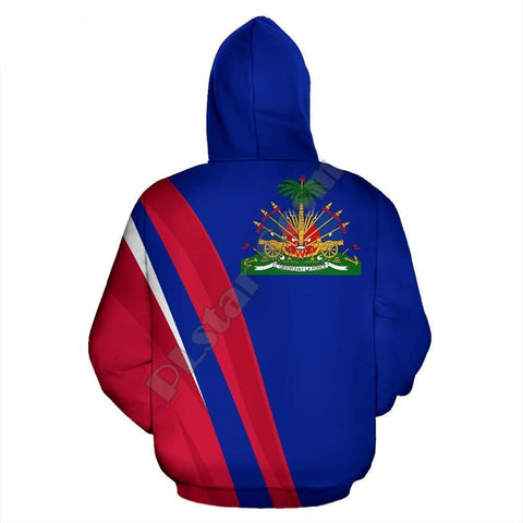 Men Women Haiti Caribbean Sea print 3D Hoodies