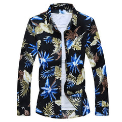 Hawaiian Beach Casual Floral Shirt For Man